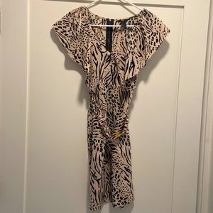 H&M. Almost brand new. Lightly worn animal print dress.